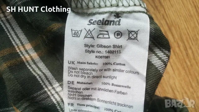 SEELAND GIBSON HUNTING WEAR Shirt размер L / XL риза - 2941, снимка 12 - Екипировка - 55781507