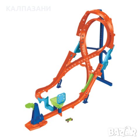 Кола с 2 лупинга, Hot Wheels, Vertical-8 Jump, HMB15, снимка 5 - Коли, камиони, мотори, писти - 44256002