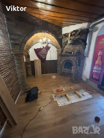 Монтаж на ламиниран паркет, ПВЦ и MDF первази, алуминиеви лайсни за под и стена