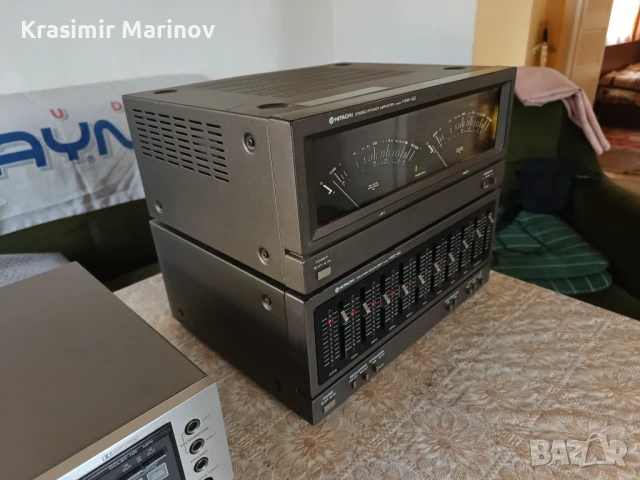 Hitachi HMA-G2&Hitachi HGE-G2 *Стъпало и еквалайзер*, снимка 7 - Ресийвъри, усилватели, смесителни пултове - 50448490