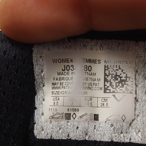 туристически обувки Merrell Siren 3 Mid GTX номер 40 ,5 водоустойчиви , снимка 13 - Други - 52542255