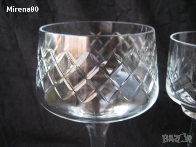 Български кристални чаши - 4 налични !, снимка 2 - Сервизи - 42380776