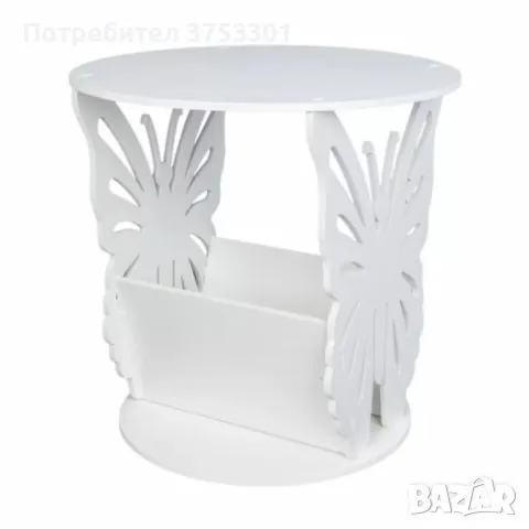 Елегантна помощна масичка с пеперуден дизайн, снимка 3 - Маси - 49050246