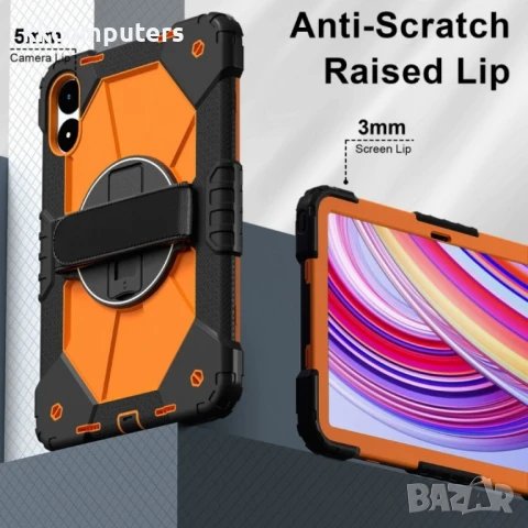 Xiaomi Redmi Pad Pro 12.1 Silicone Hybrid PC Tablet Case /Shoulder Strap Удароустойчив Калъф и Проте, снимка 6 - Калъфи, кейсове - 51024306