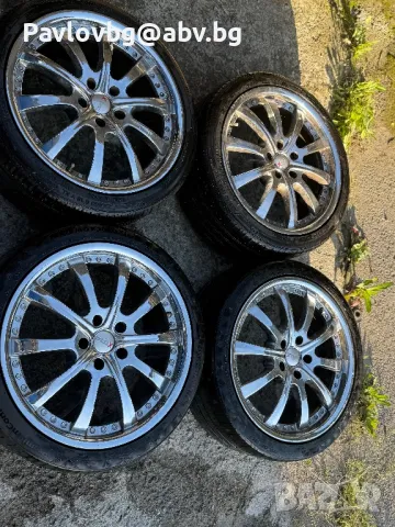 Джанти с гуми за Ауди 5/112/18, снимка 6 - Гуми и джанти - 50132442