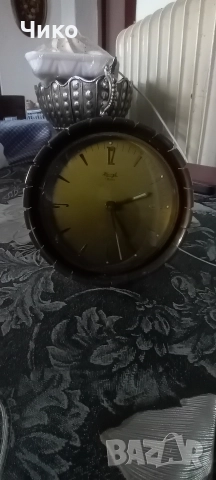 Стар настолен немски часовник , снимка 5 - Антикварни и старинни предмети - 52955056