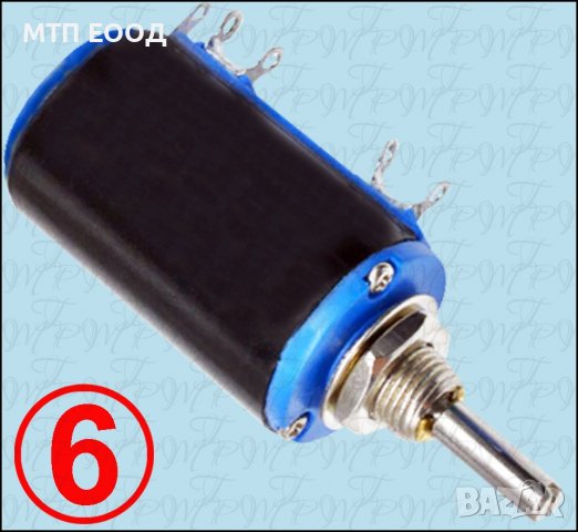 Многооборотен потенциометър, тример, снимка 4 - Друга електроника - 34376099