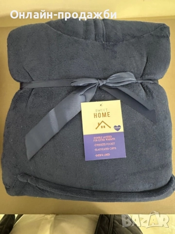 🧣 Дебело зимно одеяло с ръкави и качулка TOP QUALITY HOME SWEET, снимка 5 - Олекотени завивки и одеяла - 52387797