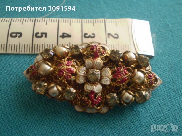 Арт Деко брошка , снимка 5 - Антикварни и старинни предмети - 37537876