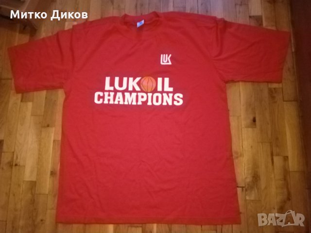 Баскетболна тениска Лукойл 2002-03 г шампион размер ХХХЛ