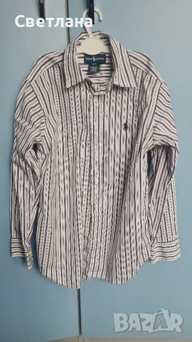 Детска риза с дълъг ръкав Ralf Lauren 