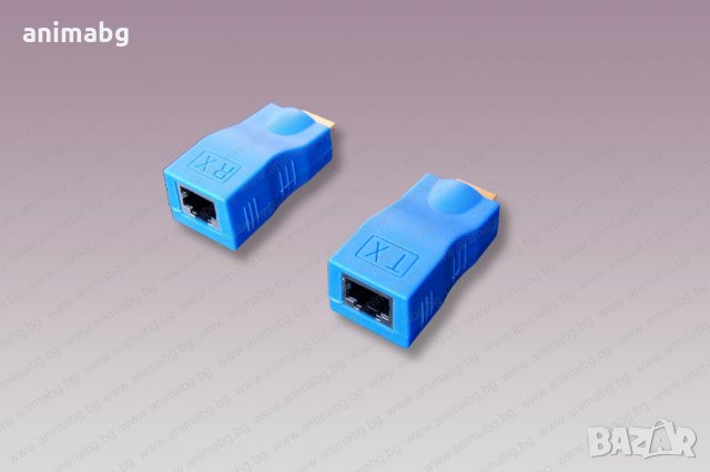 ANIMABG HDMI удължител с лан кабел до 30м, снимка 1 - Други - 31842219