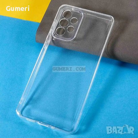 Samsung Galaxy A73 5G Силиконов Гръб Със Защита За Камерата - Прозрачен, снимка 2 - Калъфи, кейсове - 38416670