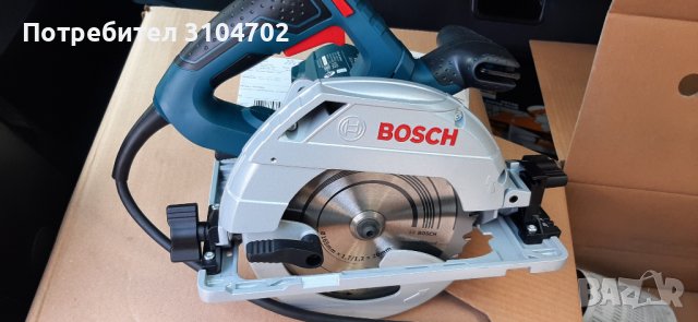Bosch GKS55+GCE Потапящ ръчен циркуляр,1350W, диск ф165мм, 0601682100, снимка 3 - Циркуляри - 38572637