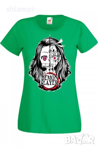 Дамска тениска Demon Slayer Nezuko Kamado 03,Анимация,игра,Празник,Повод., снимка 7 - Тениски - 38058215