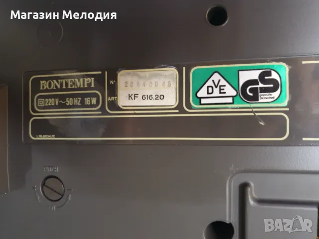 Двоен синтезатор BONTEMPI KF 616.20 Домашен орган В отлично техническо и визуално състояние. , снимка 6 - Синтезатори - 49280059