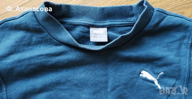 Къса спортна блуза Пума / Puma, размер М-L, оригинална, перфектна, снимка 3 - Блузи с дълъг ръкав и пуловери - 51877191