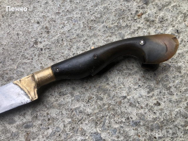 автентичен възрожденски нож /каракулак/, снимка 8 - Ножове - 50663772
