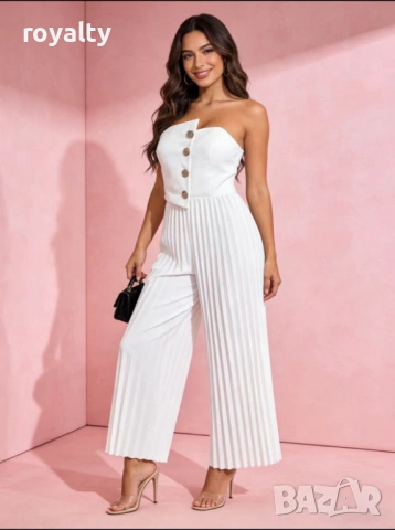 Нов Елегантен Дамски Гащеризон Различни Цветове , снимка 4 - Гащеризони - 53889011