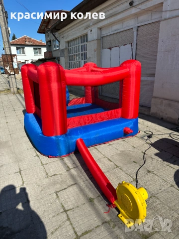 немски надуваем замък за скачане с компресор, снимка 2 - Други игри - 54099821