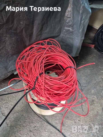 Соларен кабел 1х6 черен и червен цвят , снимка 4 - Кабели - 51446378
