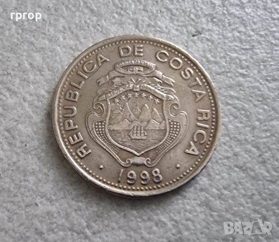 Монети . Коста Рика.  10 и 100 колона . , снимка 4 - Нумизматика и бонистика - 36502808