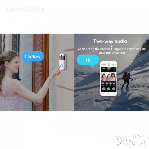 Видео звънец домофон VideoBell, снимка 5 - Други стоки за дома - 38122136