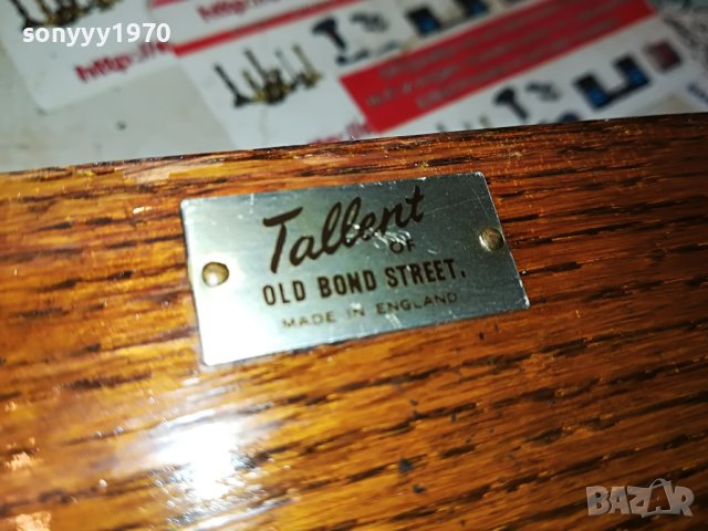 TALLENT-ENGLAND ДЪРВЕНА КУТИЯ С ЛОГО ОТ АНГЛИЯ 0705231127, снимка 13 - Антикварни и старинни предмети - 40616648