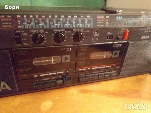 Касетофон SABA, снимка 4 - Радиокасетофони, транзистори - 31894533