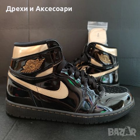 Нови Обувки Nike Air Jordan 1 Metalic  High оригинални перфектни Кецове Маратонки Обувки размер 43 , снимка 16 - Други - 37636499