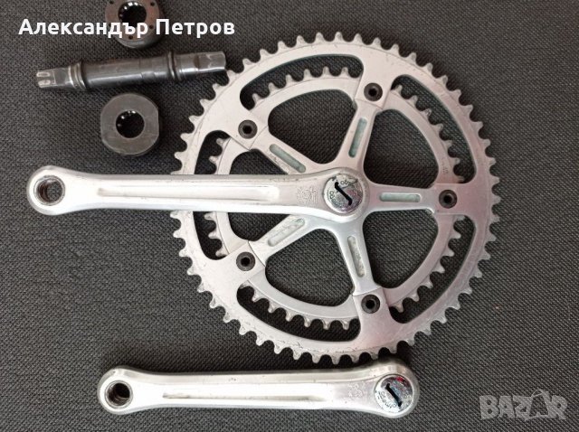 Ретро шосейни курбели OFMEGA+средно движение 36*24, снимка 4 - Части за велосипеди - 30943029