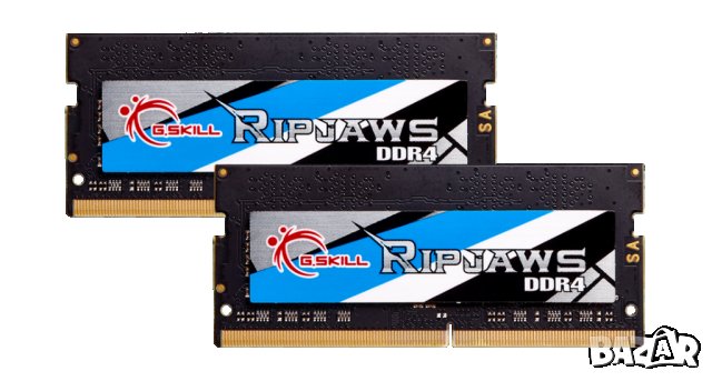 G.SKILL Ripjaws F4-2400C16D-16GRS SO-DIMM DDR4-2400MHz 16GB (2 x 8GB) RAM памет за лаптопи, снимка 1
