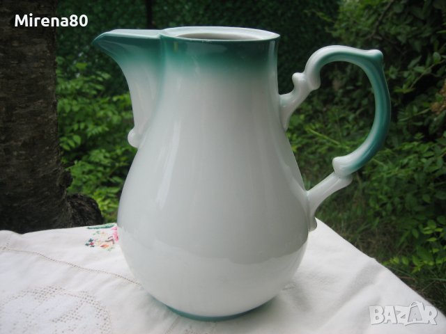 Български порцелан зелен сет, снимка 2 - Сервизи - 35537019