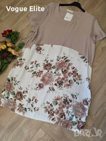 флорални дамски рокли , снимка 6 - Рокли - 56224390
