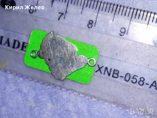 СРЕБЪРНИ КРАЧЕТА Фигурален АРТ МЕДАЛЬОН с 2 ФАСЕТИРАНИ ЦИРКОНЧЕТА ВИСОКА ПРОБА СРЕБРО 26049, снимка 5 - Колиета, медальони, синджири - 39318686