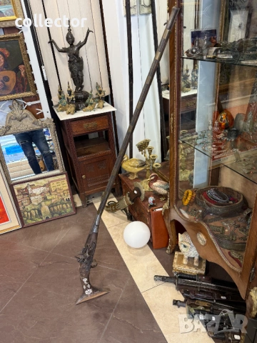 Стара кремъчна пушка с костни набивки, снимка 9 - Антикварни и старинни предмети - 53901090