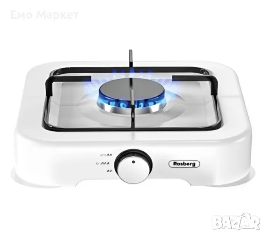 Газов единичен котлон Rosberg R51454C1, 30mbar\2.2kWh,, снимка 2 - Котлони - 49263802