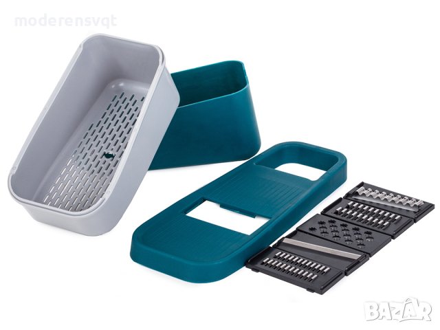 5в1 Ренде за плодове и зеленчуци слайсер с отцедител, снимка 5 - Аксесоари за кухня - 42345630