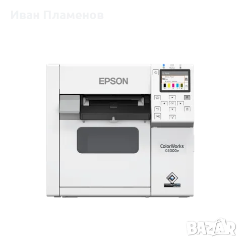Принтер за печат на цветни етикети Epson ColorWorks C4000, снимка 2 - Принтери, копири, скенери - 47365321