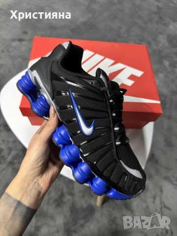 Nike Shox TL Black / Metallic Silver-Racer Blue