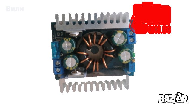  Dc-dc Led Boost-step up драйер 12-35v/150w/8a Mosfet , снимка 7 - Друга електроника - 37564327