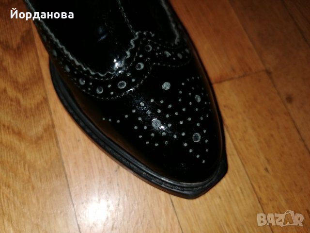 Боти естествен лак Diesel , снимка 6 - Дамски боти - 38267062