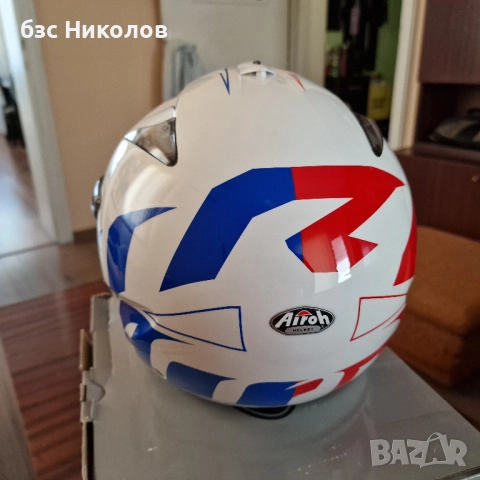 Мото каска Airoh JT Convert Blue Gloss XXL 63 см., снимка 3 - Аксесоари и консумативи - 52670223