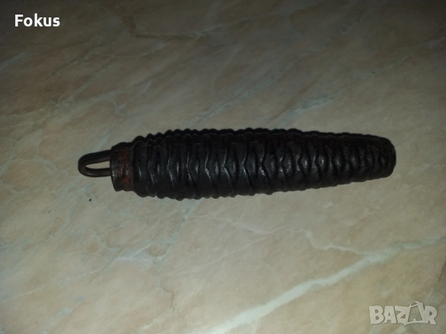 Топуз тежест шишарка за часовник Шварцвалд, снимка 4 - Антикварни и старинни предмети - 53287351