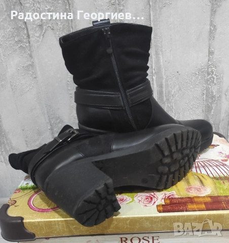 Дамски зимни боти с вата , снимка 3 - Дамски боти - 53065068