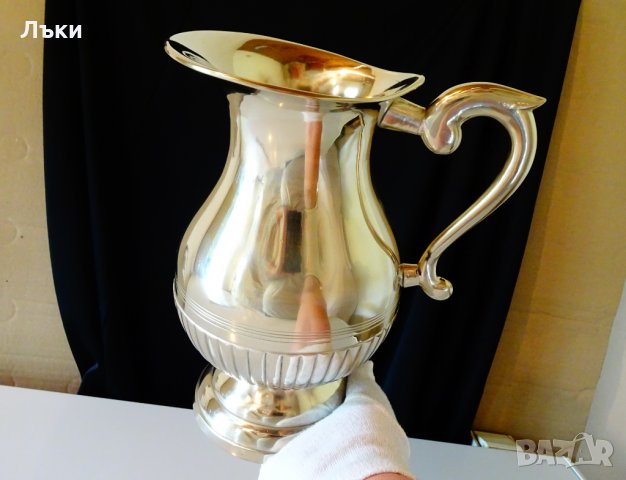 Бронзова кана за вино,1.25 кг.,2 литра., снимка 4 - Антикварни и старинни предмети - 30296258