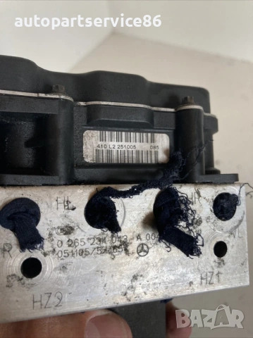 ABS помпа за десен волан за Mercedes A Class A180 W169 CDI (2008) 0265234043, снимка 2 - Части - 53987042