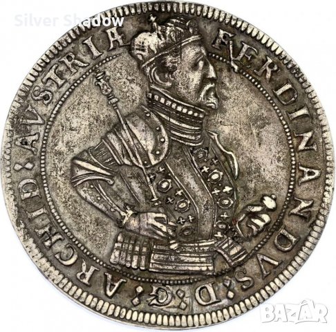 Монета Австрия 1 Талер 1577 - 1595 г Фердинанд II UNC