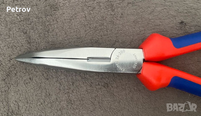 KNIPEX 26 25 200 - MADE IN GERMANY - ЧИСТО НОВИ 200 mm ПРОФЕСИОНАЛНИ полукръгли извити Клещи /GERMAN, снимка 6 - Клещи - 44735050