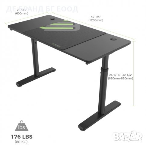 Геймърско бюро ERK-IMOD-47B, снимка 4 - Бюра - 31880333